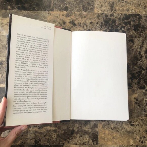 Off Camera Private Thoughts Made Public by Ted Koppel 2000, Hardcover 1st Edi - Picture 7 of 9